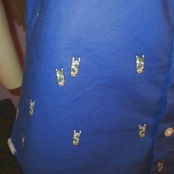 Bonobos Stretch Riviera Short Sleeve Shirt Size S Cocktails Slim Fit Short Sleev - Picture 4 of 11